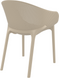 Комплект 2 стула Siesta Onto Sky Pro + Стол круглый Siesta Sky Folding Table 60 - Taupe