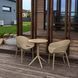 Комплект 2 стула Siesta Onto Sky Pro + Стол круглый Siesta Sky Folding Table 60 - Taupe