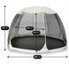 Садова альтанка з москітною сіткою Mebel Elit CAMA 395 см Бежевий/чорний