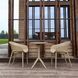 Комплект 2 стула Siesta Onto Sky Pro + Стол круглый Siesta Sky Folding Table 60 - Taupe