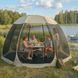 Садова альтанка з москітною сіткою Mebel Elit CAMA 395 см Бежевий/чорний