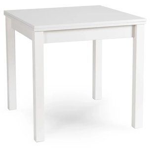 Стіл розкладний MEBEL ELITE MAX 80(160)х80 см Білий жива фотографія