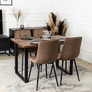 Стул бархатный MEBEL ELITE PERU Velvet Коричневый реальная фотография
