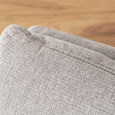 Стілець поворотний MEBEL ELITE CORTADO Velvet Сірий жива фотографія