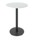 Барный стол SOUL LIGHT Lovko 60x60 Черный / Белый