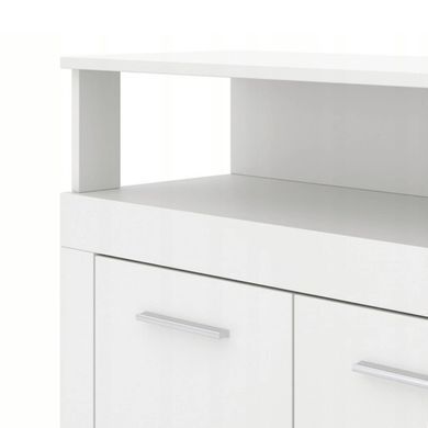 Комод MEBEL ELITE BLAGO 190 белый реальная фотография