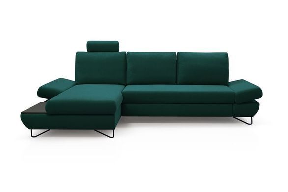Диван угловой раскладной LOFT Perfect Home Польша Зеленый