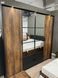 Шкаф для одежды Perfect Home Милтон / Milton 4-дверный с зеркалом 4D2S/220 Каштан/антрацит