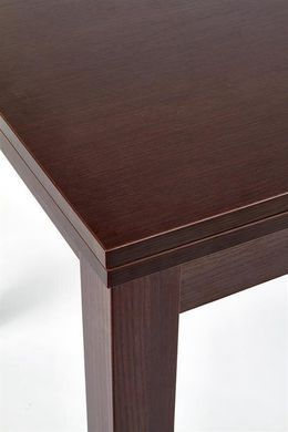 Стол раскладной GRACJAN Halmar 80(160)x80 Тёмный орех реальная фотография
