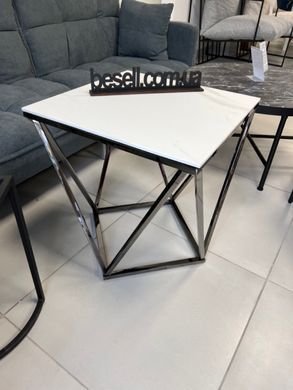 Журнальний столик SILVER B II Signal 50x50 Білий жива фотографія