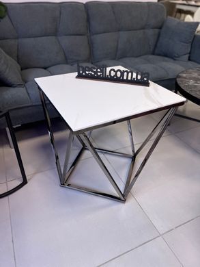 Журнальний столик SILVER B II Signal 50x50 Білий жива фотографія
