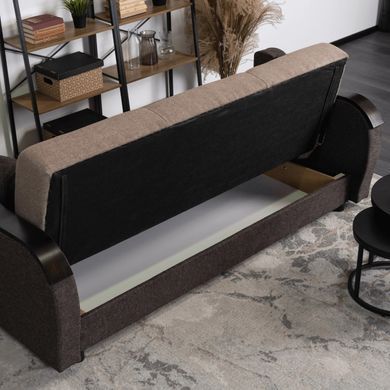 Диван MEBEL ELITE BLOOM 210 см Коричневий