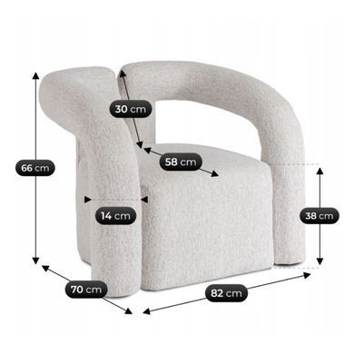 Кресло MEBEL ELITE BRAZIL Серый