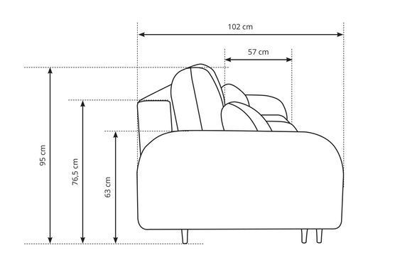 Диван раскладной CLOUD Pik Elma 05 Perfect Home Польша