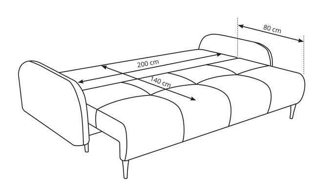 Диван раскладной CLOUD Pik Elma 05 Perfect Home Польша