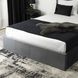 Ліжко двоспальне оксамитове MEBEL ELITE MELIA Velvet 160x200 Сірий