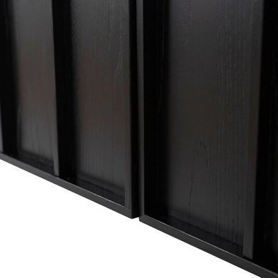 Комод MEBEL ELITE ANASTAZJA Чорний жива фотографія