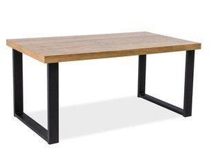 Стіл UMBERTO Signal 150x90 Дуб / Чорний жива фотографія