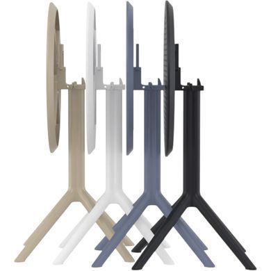Cтол круглый Siesta Onto Sky Folding Table 60 White реальная фотография
