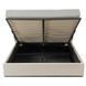 Кровать двуспальная MEBEL ELITE MARSYLIA 160x200 см Кремовая Букле