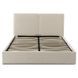 Кровать двуспальная MEBEL ELITE MARSYLIA 160x200 см Кремовая Букле