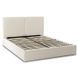 Кровать двуспальная MEBEL ELITE MARSYLIA 160x200 см Кремовая Букле