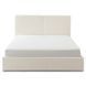 Кровать двуспальная MEBEL ELITE MARSYLIA 160x200 см Кремовая Букле