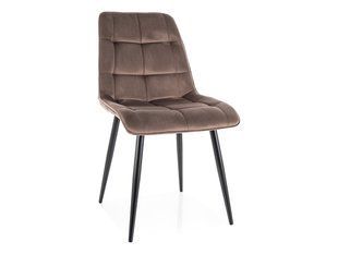 Стул CHIC Velvet Signal Капучино реальная фотография