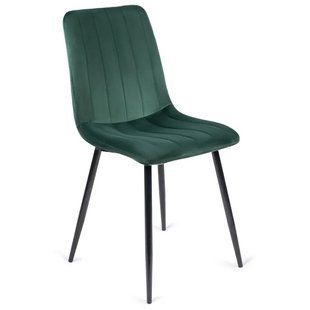 Стілець оксамитовий MEBEL ELITE IBIS Velvet, Зелений жива фотографія
