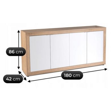 Комод MEBEL ELITE BLAGO 2 180 дуб сонома жива фотографія