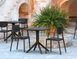Комплект меблів для кафе Siesta Onto 2 стільці Loft та 1 стіл Sky Black