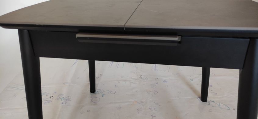 Стол раскладной TM-87-1 VETRO 90(120)x75 Айс Грэй реальная фотография